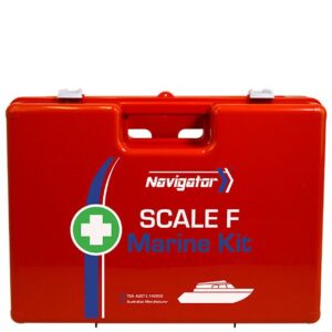 NAVIGATOR Scale F Marine First Aid Kit 42.8 x 30.4 x 14.6cm Customers also search for: First Aid Kits Australia K1010F,  F6-CV-F-FAO,  640205