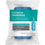 AEROBAN Blue Cohesive Bandage 10cm x 4.5M