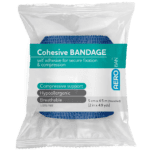 AEROBAN Blue Cohesive Bandage 5.0cm x 4.5M