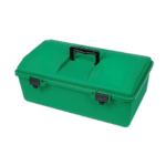 AEROCASE Green Plastic Tacklebox with 1 Liftout Tray 30 x 46.5 x 18cm