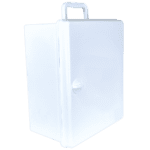 AEROCASE Large White Plastic Cabinet with Knob Closure 32 x 37 x 18cm