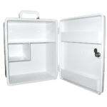 AEROCASE Large White Plastic Cabinet with Key Latch 32 x 37 x 18cm