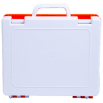 AEROCASE Medium White and Orange Rugged Case 27.5 x 23.5 x 9cm (for AFAK4C)